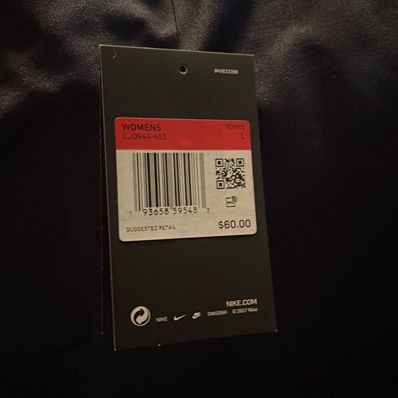 NWT Nike Court Dry Elevated Essentials Dry Fit Women’s Size L Tennis Skirt Blue - Picture 11 of 11